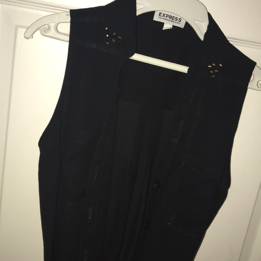 Express Portofino Shirt studded.